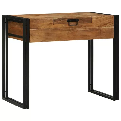 Hálószobai Öltöztető Asztal Barna 90 x 50 x 75 cm Tömör akácfa