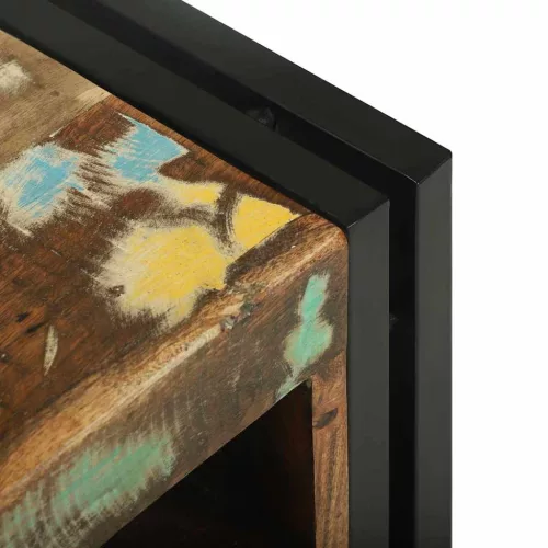 Borágas Sokszínű 34.5 x 35 x 39 cm Tömör újrahasznosított fa
