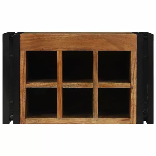 Borágas Barna és fekete 46 x 35 x 27.5 cm Tömör akácfa