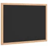 Fekete krétatábla tömör fenyőfa kerettel 40x30 cm