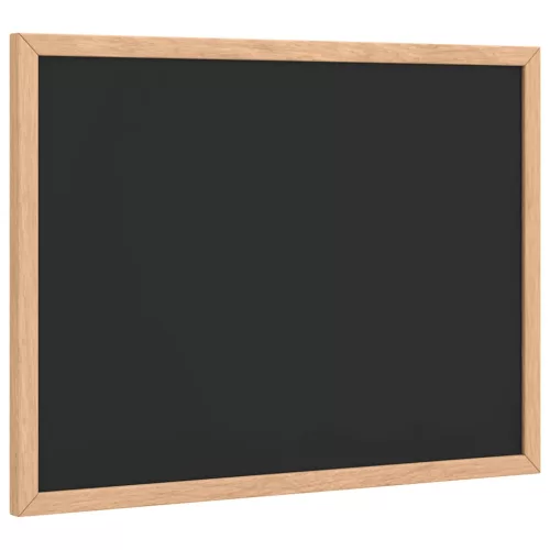 Fekete krétatábla tömör fenyőfa kerettel 40x30 cm