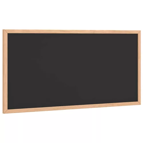 Fekete krétatábla tömör fenyőfa kerettel 60 x 30 cm