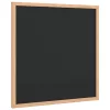 Fekete krétatábla tömör fenyőfa kerettel 40x40 cm