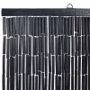 Rovaros ajtófüggöny Sötétszürke 120x220 cm bambusz