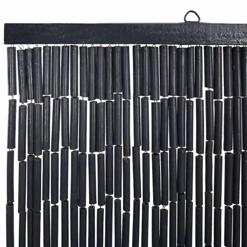 Rovaros ajtófüggöny Sötétszürke 120x220 cm bambusz