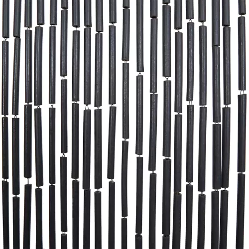 Rovaros ajtófüggöny Sötétszürke 120x220 cm bambusz