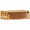 Tömör akácfa falra szerelhető TV-szekrény 60x30x19 cm
