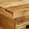 Tömör akácfa falra szerelhető TV-szekrény 60x30x19 cm