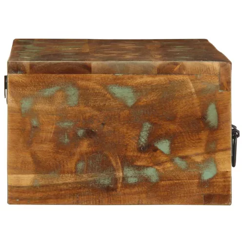 Tömör újrahasznosított falra szerelhető TV-szekrény 80x30x19 cm