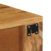 Tömör akácfa falra szerelhető TV-szekrény 80x30x19 cm
