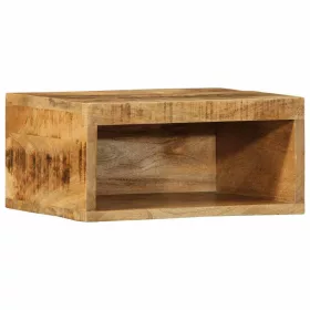   Tömör nyers mangófa falra szerelhető TV-szekrény 40x30x19 cm