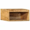 Tömör nyers mangófa falra szerelhető TV-szekrény 40x30x19 cm