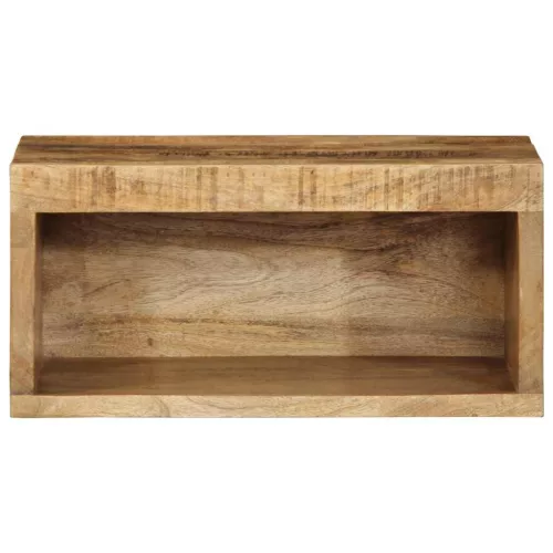 Tömör nyers mangófa falra szerelhető TV-szekrény 40x30x19 cm