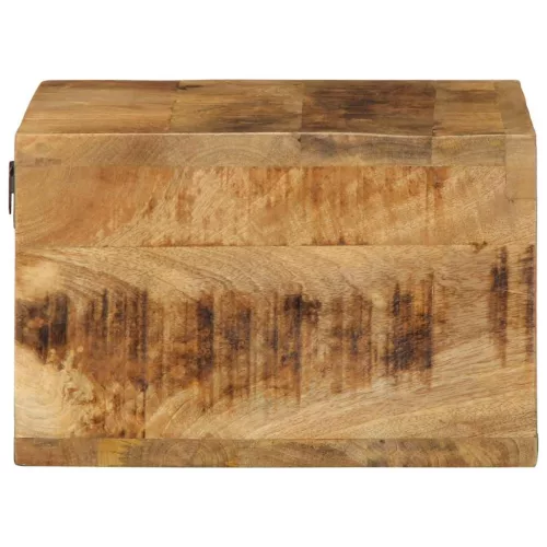 Tömör nyers mangófa falra szerelhető TV-szekrény 40x30x19 cm