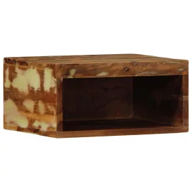   Tömör újrahasznosított falra szerelhető TV-szekrény 40x30x19 cm