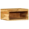 Tömör akácfa falra szerelhető TV-szekrény 40x30x19 cm