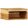 Tömör akácfa falra szerelhető TV-szekrény 40x30x19 cm