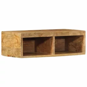  Tömör nyers mangófa falra szerelhető TV-szekrény 60x30x19 cm
