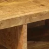 Tömör nyers mangófa falra szerelhető TV-szekrény 60x30x19 cm