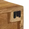 Tömör nyers mangófa falra szerelhető TV-szekrény 60x30x19 cm