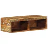 Tömör újrahasznosított falra szerelhető TV-szekrény 60x30x19 cm