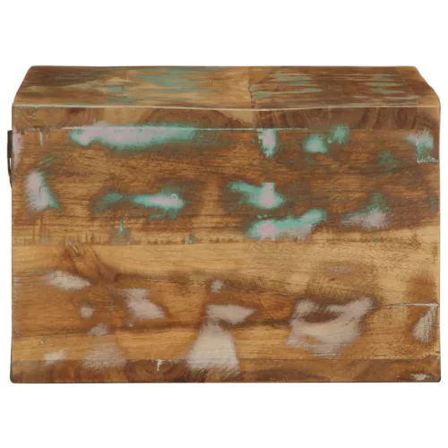Tömör újrahasznosított falra szerelhető TV-szekrény 60x30x19 cm