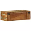 Tömör újrahasznosított falra szerelhető TV-szekrény 60x30x19 cm