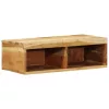 Tömör akácfa falra szerelhető TV-szekrény 60x30x19 cm