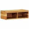 Tömör akácfa falra szerelhető TV-szekrény 60x30x19 cm