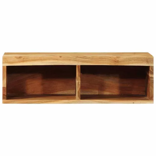 Tömör akácfa falra szerelhető TV-szekrény 60x30x19 cm