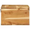 Tömör akácfa falra szerelhető TV-szekrény 60x30x19 cm