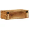 Tömör akácfa falra szerelhető TV-szekrény 60x30x19 cm