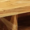 Tömör akácfa falra szerelhető TV-szekrény 60x30x19 cm