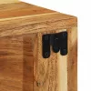 Tömör akácfa falra szerelhető TV-szekrény 60x30x19 cm