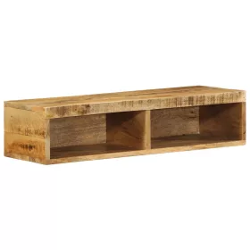   Tömör nyers mangófa falra szerelhető TV-szekrény 80x30x19 cm
