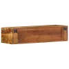 Tömör újrahasznosított falra szerelhető TV-szekrény 80x30x19 cm
