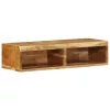 Tömör akácfa falra szerelhető TV-szekrény 80x30x19 cm