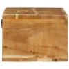 Tömör akácfa falra szerelhető TV-szekrény 80x30x19 cm