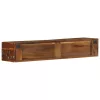 Tömör újrahasznosított falra szerelhető TV-szekrény 100x30x19cm