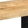Fali polc 70x33x35 cm tömör nyersfa Mango