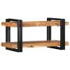 Fali polc 70x33x35 cm tömör fa akácfa