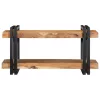 Fali polc 70x33x35 cm tömör fa akácfa