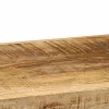 Fali polc 90x33x45 cm tömör nyersfa Mango
