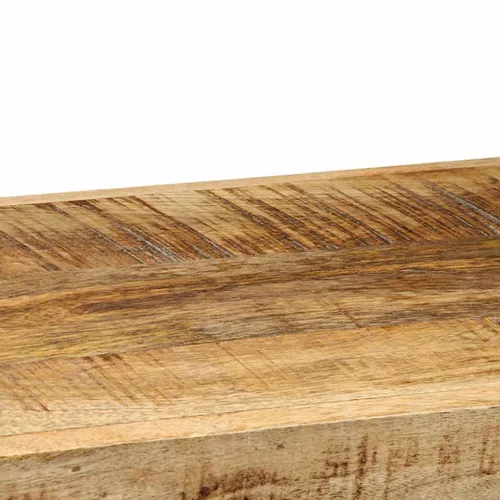 Fali polc 90x33x45 cm tömör nyersfa Mango
