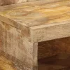 Éjjeli szekrény 50x27x50 cm tömör durva fa mangó