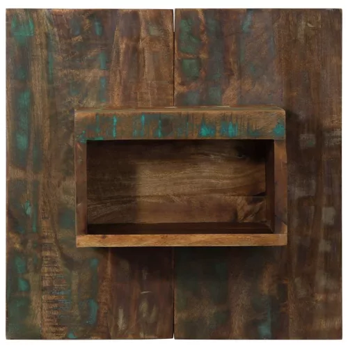 Éjjeli szekrény többszínű 50x27x50 cm fa újrahasznosított