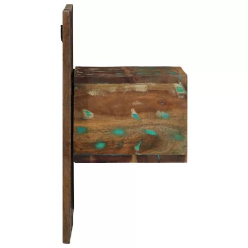 Éjjeli szekrény többszínű 50x27x50 cm fa újrahasznosított