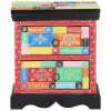 Éjjeliszekrény 2 pcs Sokszínű 40 x 35 x 45 cm tömör mangófa