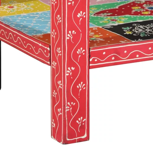 Konzolasztal fiókkal tárolóval Sokszínű 80 x 35 x 76 cm Faanyag