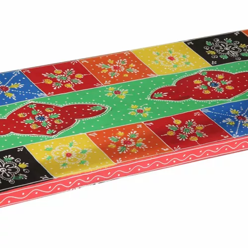 Konzolasztal fiókkal Sokszínű 100 x 30 x 75 cm Tömör mangófa
